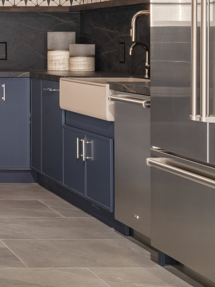 Navy Cabinetry